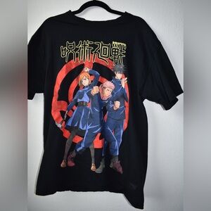 Jujutsu Kaisen Black Short Sleeve Graphic Tee
